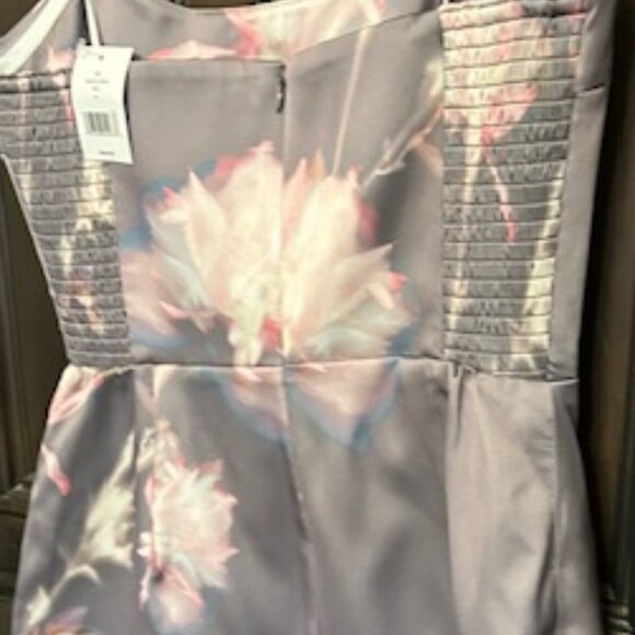 AMANDA UPRICHARD Joss Floral Off-The-Shoulder Strapless Grey Multi Minidress - Picture 5 of 13